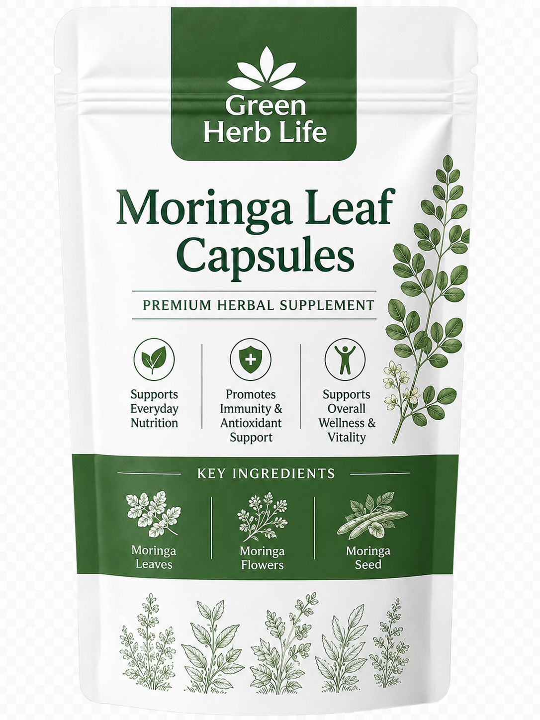 Moringa Leaf Capsules